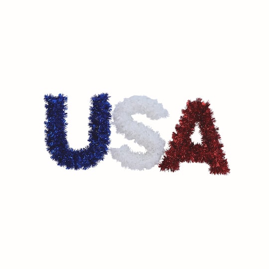 U.S.A. Tinsel Wall Hanging by Celebrate It&#x2122;